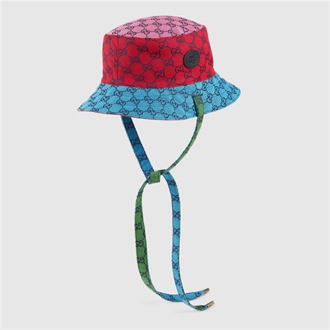 gucci bucket hat multicolor|gucci bucket hat for women.